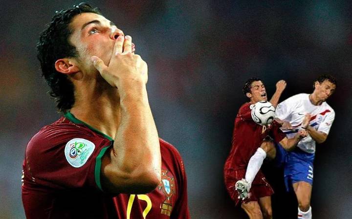 A Cristiano Ronaldo lo lesionaron intencionalmente en Mundial 2006, revela árbitro