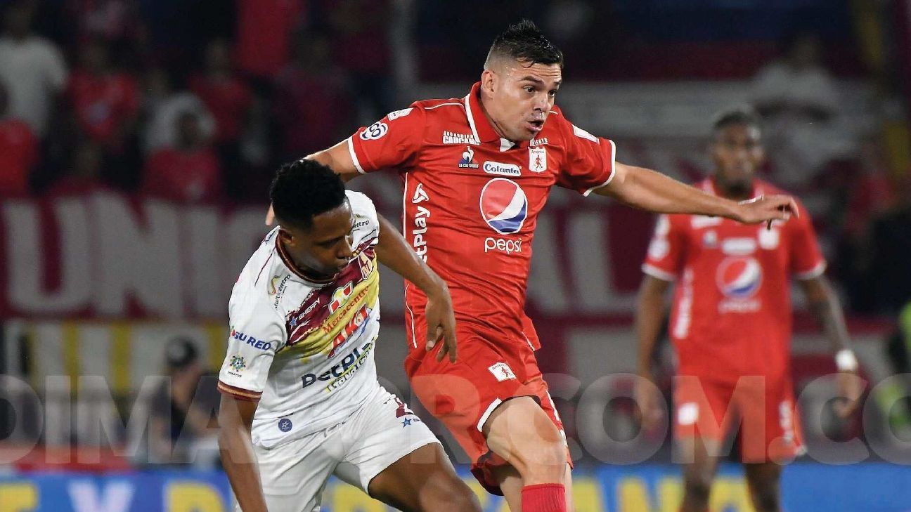 América de Cali completó cuatro partidos sin poder derrotar al Deportes Tolima