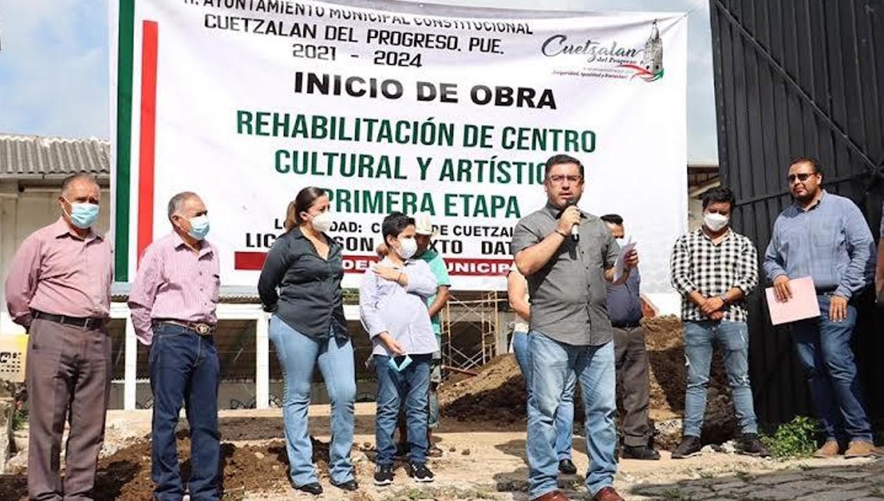 Inician rehabilitación del Centro Cultural y Artístico de Cuetzalan