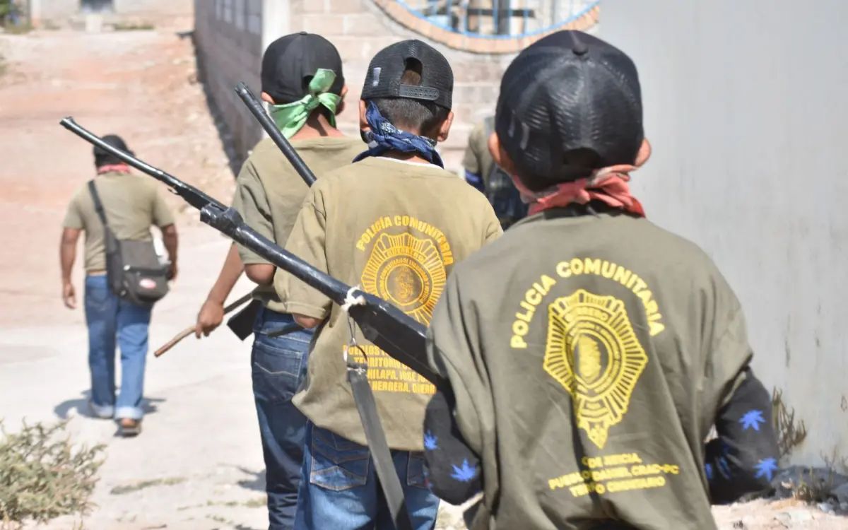 Niños se unen a policía comunitaria en Guerrero