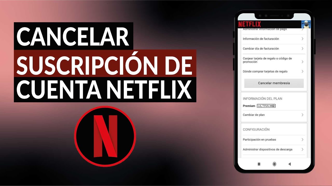 Netflix: cómo cancelar una suscripción