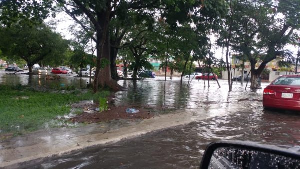 Colapsa el sur de Quintana Roo por torrencial lluvia