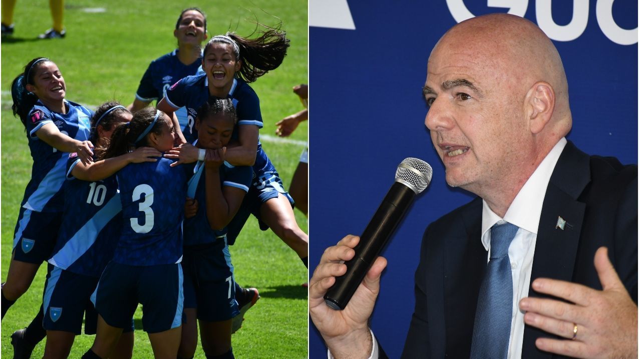 Infantino: "Por el fútbol femenino hay que trabajar, hay que trabajar más y mejor"