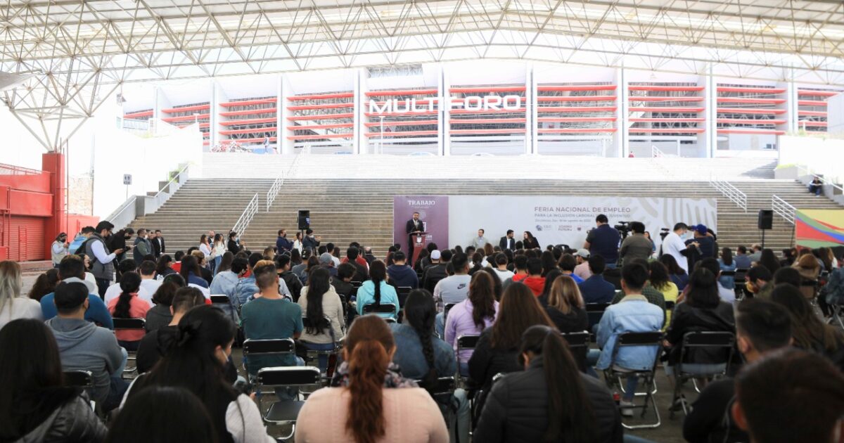 Realizan Feria Nacional del Empleo en Zacatecas