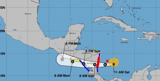 Monitorean en Quintana Roo a tormenta tropical "Julia"